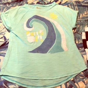 *2for$10**OLD NAVY “SURF’S UP” T-SHIRT L 10/12